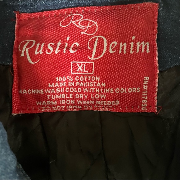 “Rustic Denim” Lined Jean Jacket - Picture 4 of 5